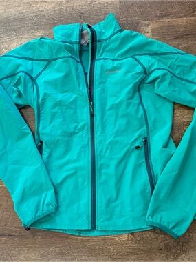 Eddie Bauer Women's Teal Zip-Front Utility Jacket